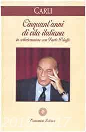 Copertina di Cinquant'anni di vita italiana